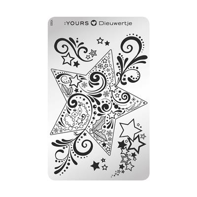 YOURS Loves Dee WINTERFUL Stamping Plate +