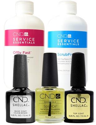 CND Shellac Esmalte Kit tratamiento para las uñas