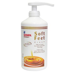 Gehwol Fusskraft Soft Feet Creme Miel & Lait 500 ML(AVEC POMPE)