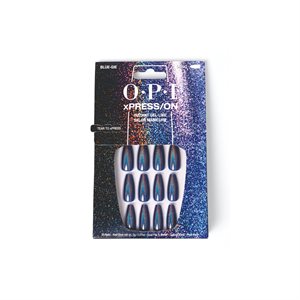 OPI Xpress ON Artificial Nails Blue-Gie Long Coffin +