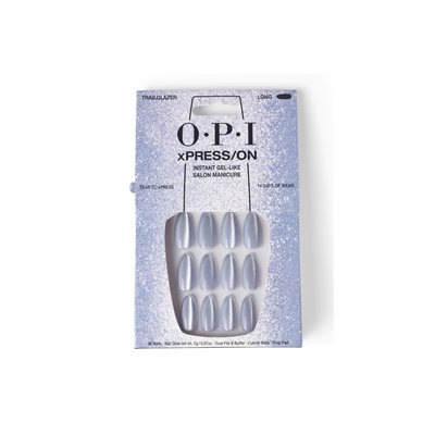 OPI Xpress ON Ongles Artificiels Trailglazer Longue Coffin +