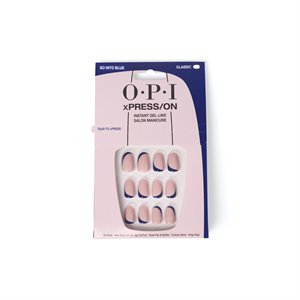 OPI Xpress ON Artificial Nails So Into Blue Longue Almond +