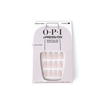 OPI Xpress ON Ongles Artificiels French Press Rond Classique + OPI Xpress ON Ongles Artificiels French Press Rond Classique +