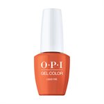 OPI Gel Color Liquid Fire 15ml (Metallic Mega Mix) -