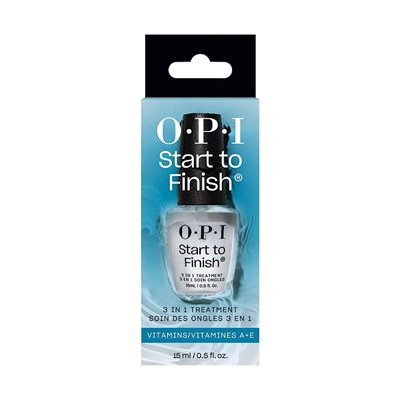 OPI Nail Lacquer Vernis START TO FINISH 15ML Traitement 3 en 1 OPI Nail Lacquer Vernis START TO FINISH 15ML Traitement 3 en 1