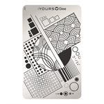 YOURS Loves Dee SQUARE Stamping Plate -