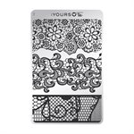 YOURS Loves Fee VINTAGE LACE Stamping Plate -