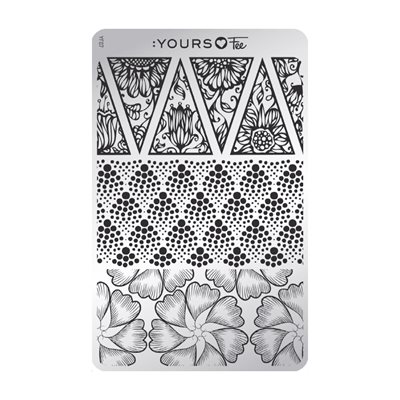 YOURS Loves Fee FALLING FLORAL Plaquette -