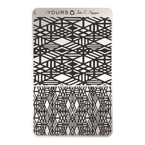 YOURS Loves John SNOW FALL Stamping Plate -