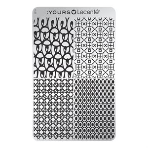 YOURS Loves Lecente PLAYFUL FOUR Stamping Plate -