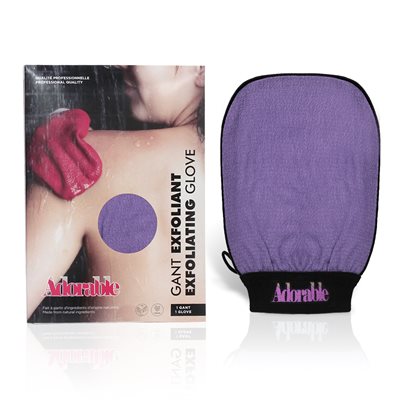 Adorable Gant Exfoliant Viscose Prestige Mauve