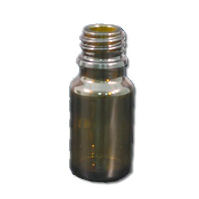 BOUTEILLE 10 ML BRUNE EN VERRE -