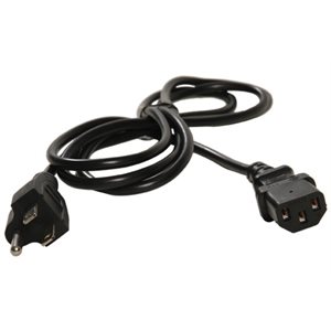 Futura Black Electrical Cable For Wall Connection