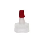 Spout with red cap for empty 1 oz bottle