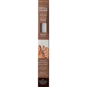 Cuccio Zebra 180 Grit Stainless Steel Nail File Refill 50 units