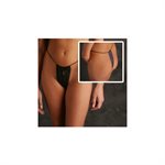 CUCCIO Culottes Bikini String Spa THONG NOIR (12) -