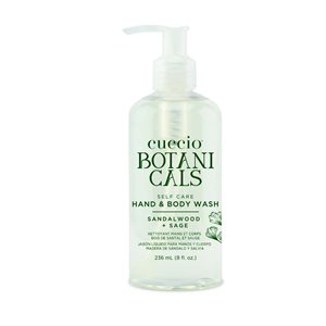 Cuccio Botanique nettoyant pour les mains & le corps (Sandalwood & Sage) 8oz