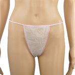 Culotte String Bikini Blanche 100 unites