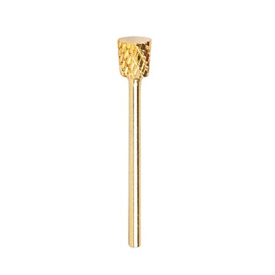 FRAISE POINTE CYLINDRE COURTE CARBURE RUDE OR -