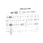 Erica's Anneau de roulement du locker de fraise pour Pro300 B24 -