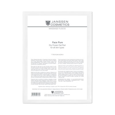 Janssen Massage Fleece Face Set Pure