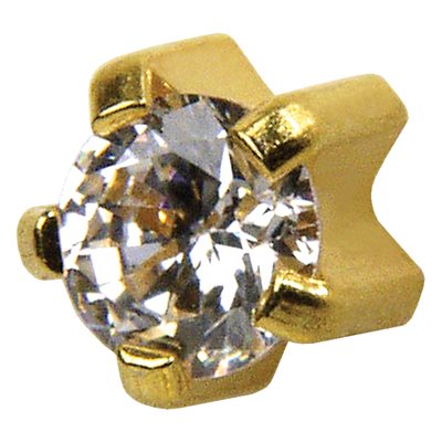 Studex L100Y C / Z Boucles d'Oreilles Or 4mm (paire) +