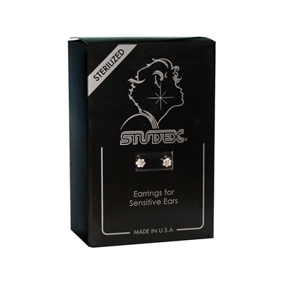 Studex L6004W Daisy Crystal S / S Boucle d'Oreilles (paire) + Studex L6004W Daisy Crystal S / S Boucle d'Oreilles (paire) +