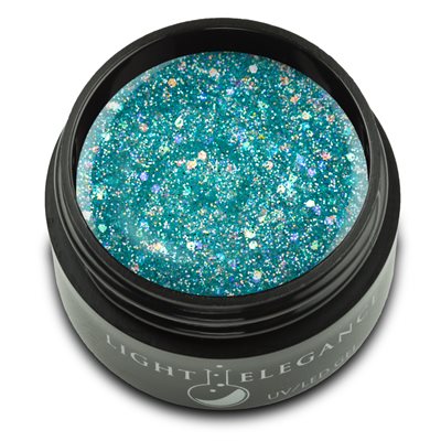 Light Elegance De-Ja-Blue UV / LED Glitter Gel 17ml (D&C) - Light Elegance De-Ja-Blue UV / LED Glitter Gel 17ml (D&C) -