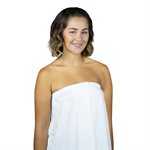 Loytel White Adjustable Spa Wrap Around with Snaps X-Large