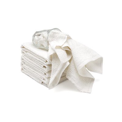 WHITE TOWEL (12) 15''X26 inches