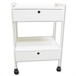 SILVER TABLE DE SERVICE 2 TIROIRS