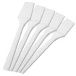 Square White Plastic Spatula 25 units
