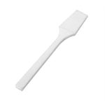 SPATULE PLASTIQUE CARREE BLANCHE (UNITE)