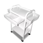 Silhouet-Tone Table de Service ML 100 avec 3 Tablettes +