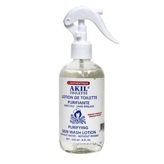 Akileine Akil Toilette Antibacterial Purifying Skin Wash Lotion Spray 250 ml