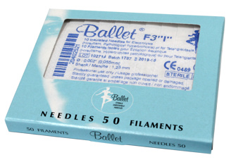 Insulated Ballet Needle F3 (50) 1 Piece