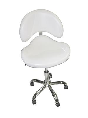 WHITE CHAIR WITH BACK DP 9951