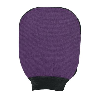 Best Kiss Viscose Exfoliating Gloves Purple