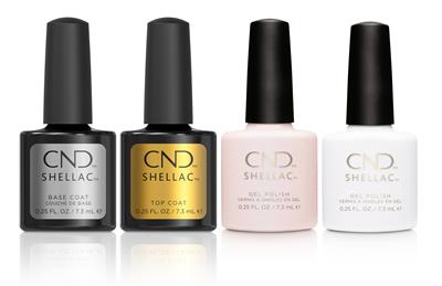 CND Shellac KIT Shellac French Manicure, Base & Top Coat