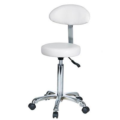 ROUND PNEUMATIC CHAIR WITH BACK SUPPORT -