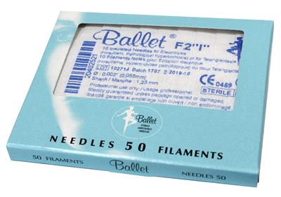 Insulated Ballet Needle F2 (50) 1 Piece
