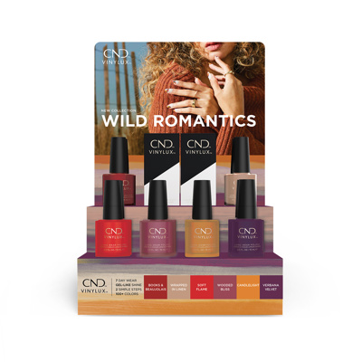 CND Vinylux POP Display Collection Wild Romantics -