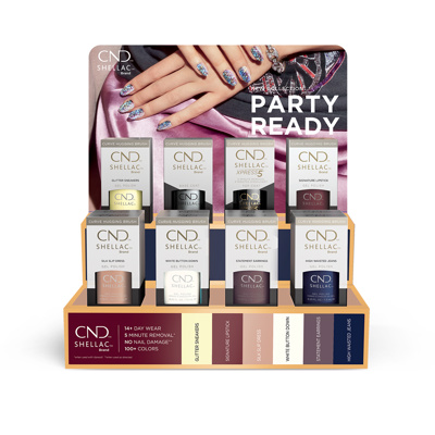 CND SHELLAC Party Ready POP DISPLAY -