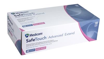 SafeTouch Gloves Pink Powder Free Nitrile Extra Small (1217A) (100)