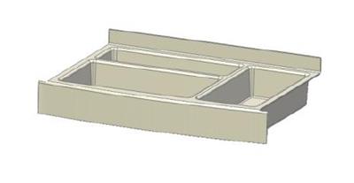 Drawer for trolley 413215 +