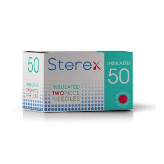 Sterex Needle Insulated Size 005R (50) 2 Pieces