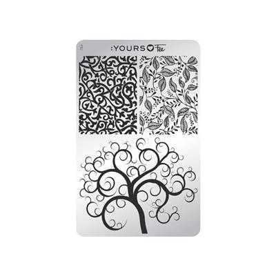 YOURS Loves Fee TWISTED GARDEN Stamping Plate -