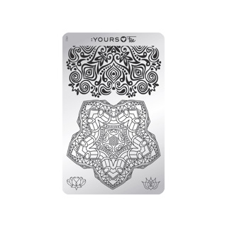 YOURS Loves Fee MINDFUL MANDALA Stamping Plate -