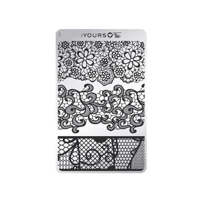 YOURS Loves Fee VINTAGE LACE Stamping Plate -
