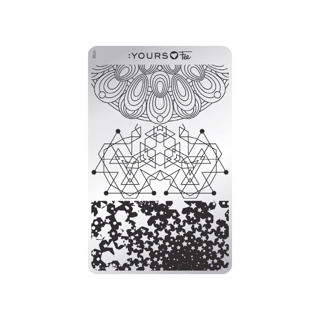 YOURS Loves Fee SACRED SHAPES Stamping Plate -